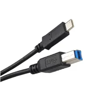 נתונים דיסק קשיח USB 3.1 סוג C כדי 3.0 USB BM 2.0 B זכר כבל ממשק מחבר העברת נתונים עבור מדפסת מחשב נייד Macbook דיסק קשיח סורק (1)