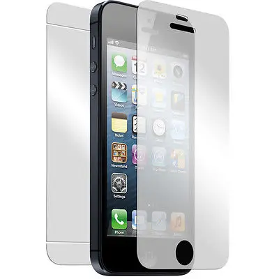 Sinbeda 10 шт. = 5 передняя + Задняя панель для Apple iPhone 5S 5C SE прозрачная защитная пленка