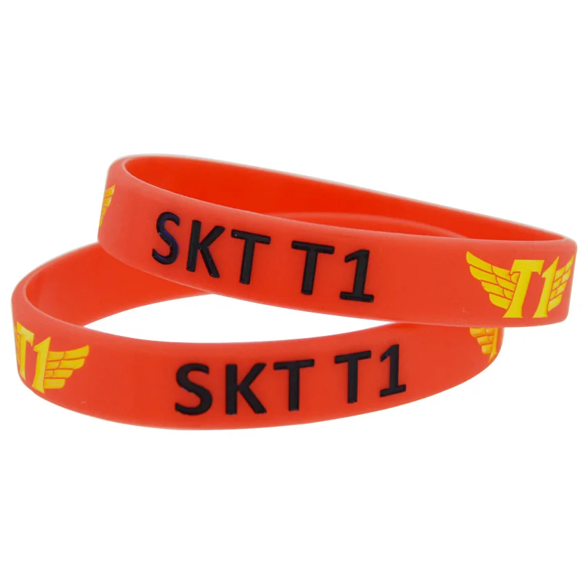 1 шт. Team Solomid SKT T1 оригинальный и Fnatic силиконовый браслет 5 цветов | Украшения