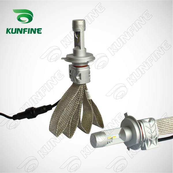 12 V-24 V 72W фары для автомобилей светодиодный фары Высокий/низкая H4 лампы Противотуманные фары дневные фары лампы трек лампы фар 8000LM