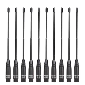 

10PCS Nagoya NA-701 SMA-Male Dual Band 144/430Mhz Flexible Whip Handheld Antenna HT/Scanner for Wouxun TYT Walkie Talkie Radio