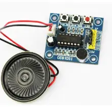 ISD1820 звуковой модуль записи голоса с микрофоном Звук Аудио+ громкоговоритель