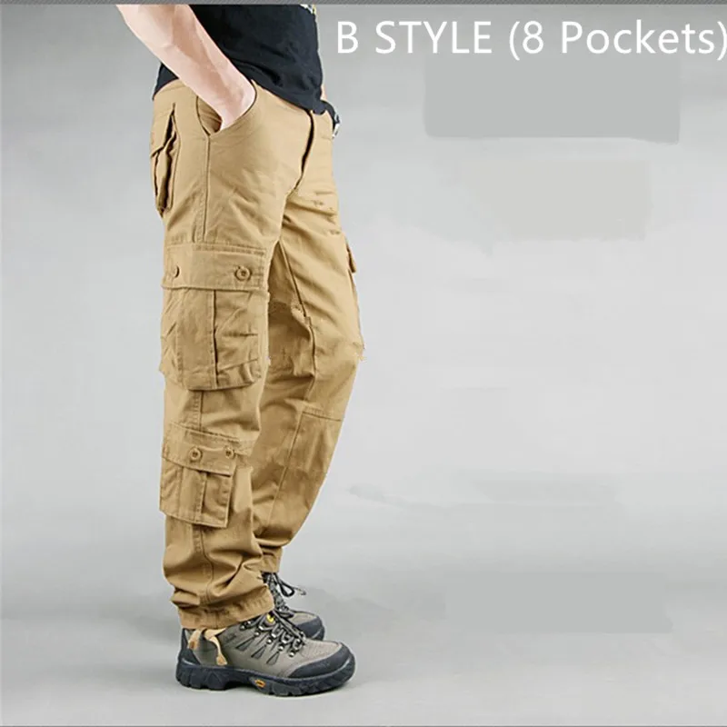 New SWAT Combat Military Tactical Pants Men Large Multi Pocket Army Cargo Pants Casual Cotton Outdo