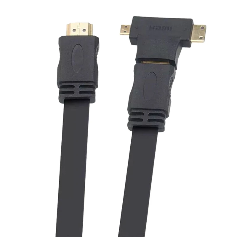 

3 In 1 Mini HDMI Male Micro HDMI Male To HDMI Female Converter Adapter For Tablet Pc Tv Mobile Phone HDMI Adapter