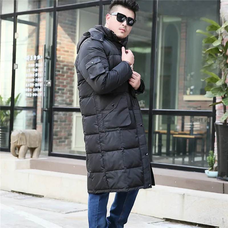 TEAEGG, зимнее пальто, мужской пуховик, 5XL, 6XL, 7XL, 8XL, белый утиный пух, куртка для мужчин,, Chaqueta, Pluma Hombre, теплые парки, AL273