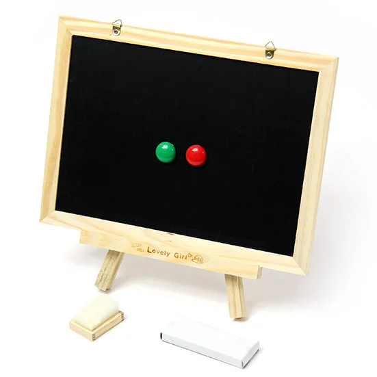 

Exempt postagechildren's wooden toy,double-sided,magnetic blackboard with a tripod,all sorts of learning painting,message board