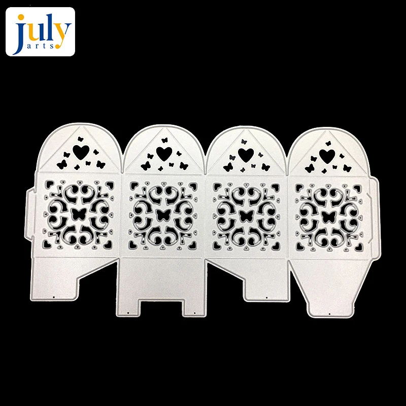 

Julyarts Butterfly Heart 3D Box Cutting Dies Gift Box Scrapbooking Metal For Card Making for DIY Papercraft Photo Album