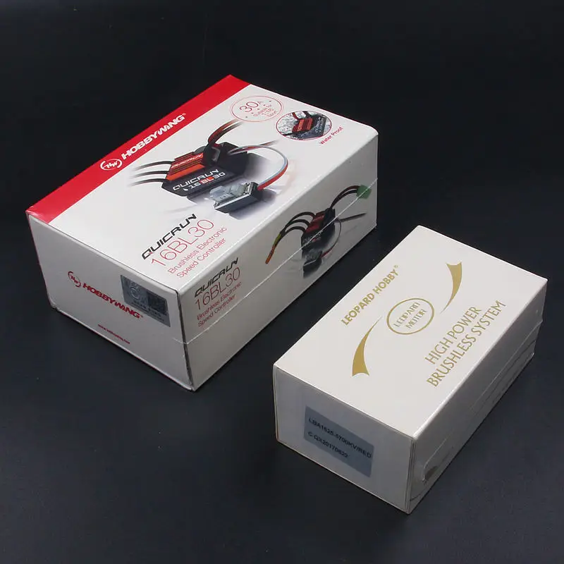 RC Леопард хобби 1625 мотор Quicrun 30A ESC бесщеточная модернизация комбо для радио