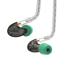 NICEHCK DT500 5BA привод в ухо наушник 5 сбалансированная арматура съемный Отсоединяемый MMCX кабель Fever HIFI монитор спортивные наушники