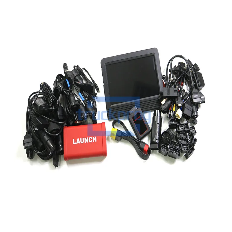 Launch X431 HD сверхмощный адаптер модуль высокой нагрузки с launch X431 V+ Wifi/Bluetooth 10,1 дюймов планшет для автомобилей и грузовиков