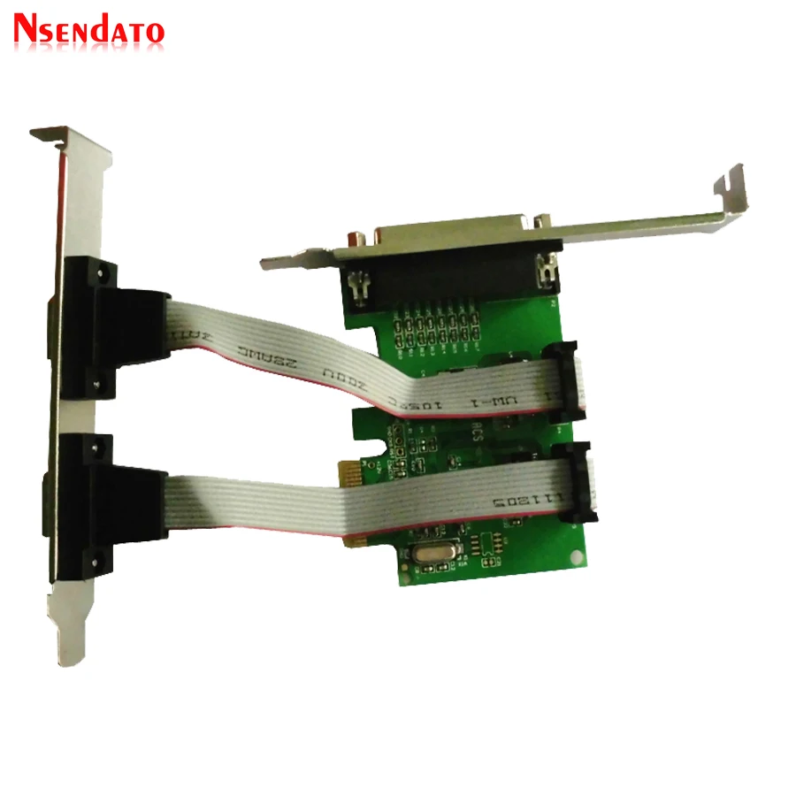 

PCIE PCI-E to Dual serial port card DB9 RS232 RS-232 2-Port LPT parallel port X1 serial card 2 Serial COM WCH382L expansion card