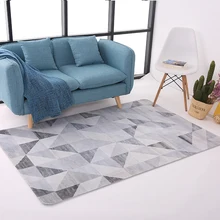 Европейский абстрактный геометрический мраморный серый/белый прямоугольный ковер нескользящий моющийся прочный коврик для гостиной/дверной коврик