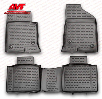 

Floor mats for Kia Cadenza 2011- 4 pcs rubber rugs non slip rubber interior car styling accessories