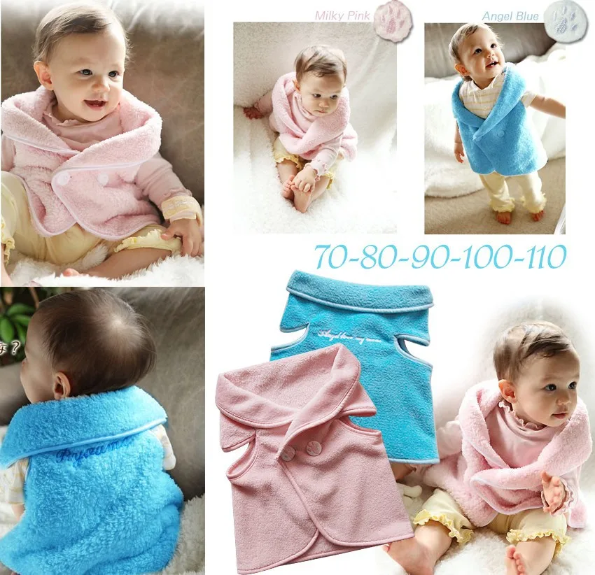 Fashion Cotton Waistcoat Warn Baby Vests Hooded Baby Girl Winter Clothes Toddler Baby Boy Waistcoats Outfits Infant Boys Vests