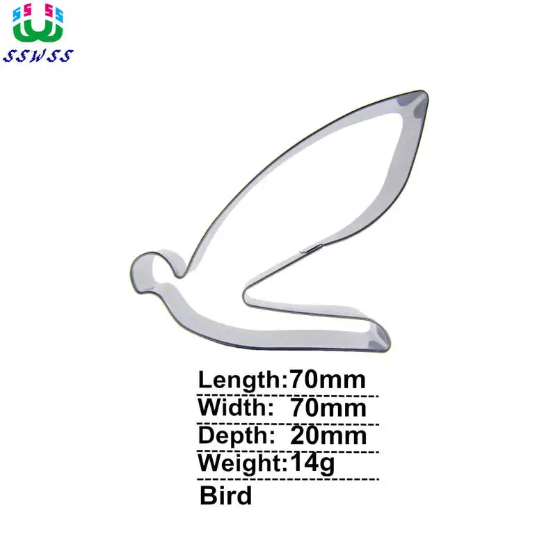 Маленький летающий птица Форма Украшение Тортов мастикой резаки инструменты, птица, Графика торта печенье выпечка печенья прессформы, прямые продажи