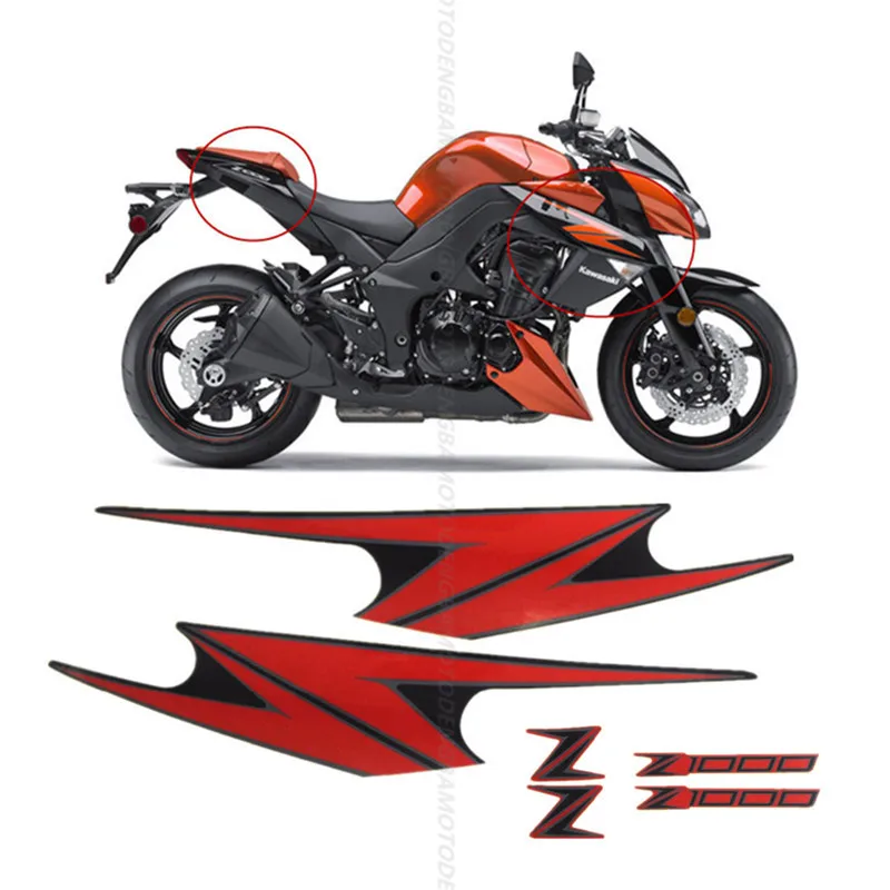 High Quality 3M Sticker Whole Vehicle Sticker Universal Sticker fit for Kawasaki Z1000 Z 1000