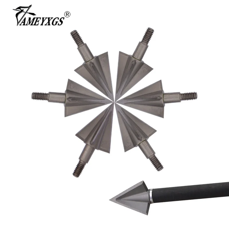 

12pcs Archery 100 grain Arrowhead 2 Blades Broadhead For Outdoor Sports Compound Bow Recurve Bow Hunting Shooting Accessories