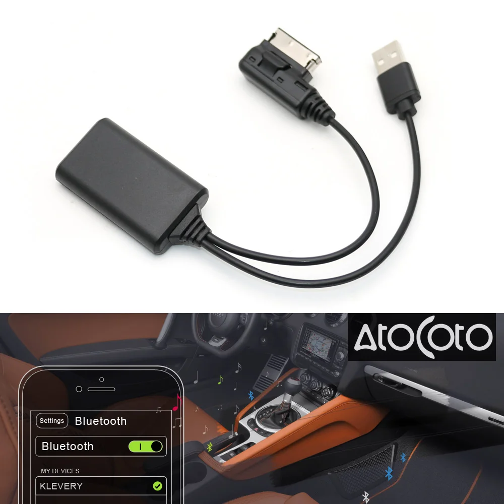 Bluetooth модуль USB AUX приемник кабель адаптер для Audi A4 8K A5 8T A8 A6 Q7 7L AMI MMI 2G интерфейс беспроводной A2DP аудио вход