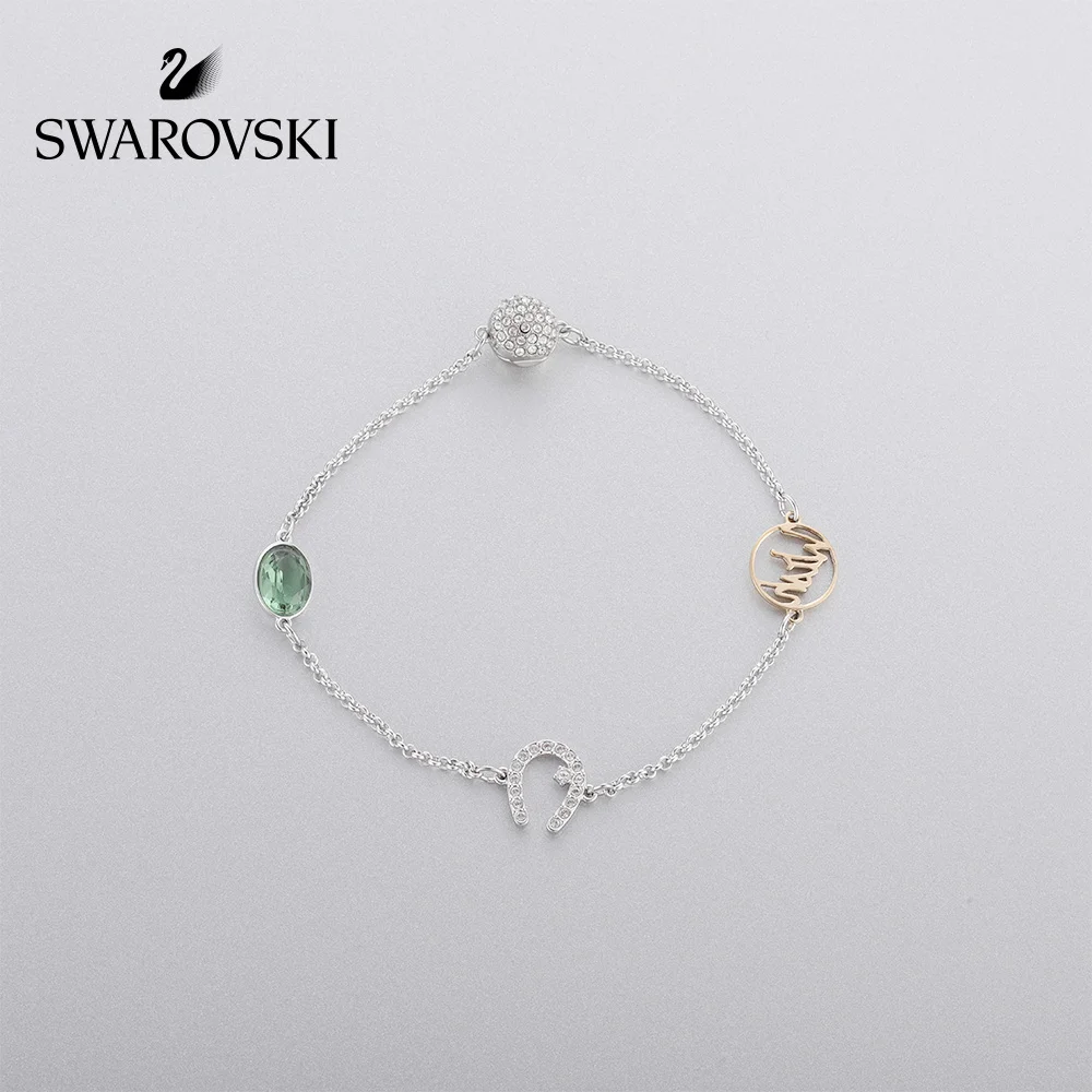 

Original Genuine Swarovski SWA REMIX Invisible magnetic buckle delicate fashion bracelet woman Crystal bracelet 5432672