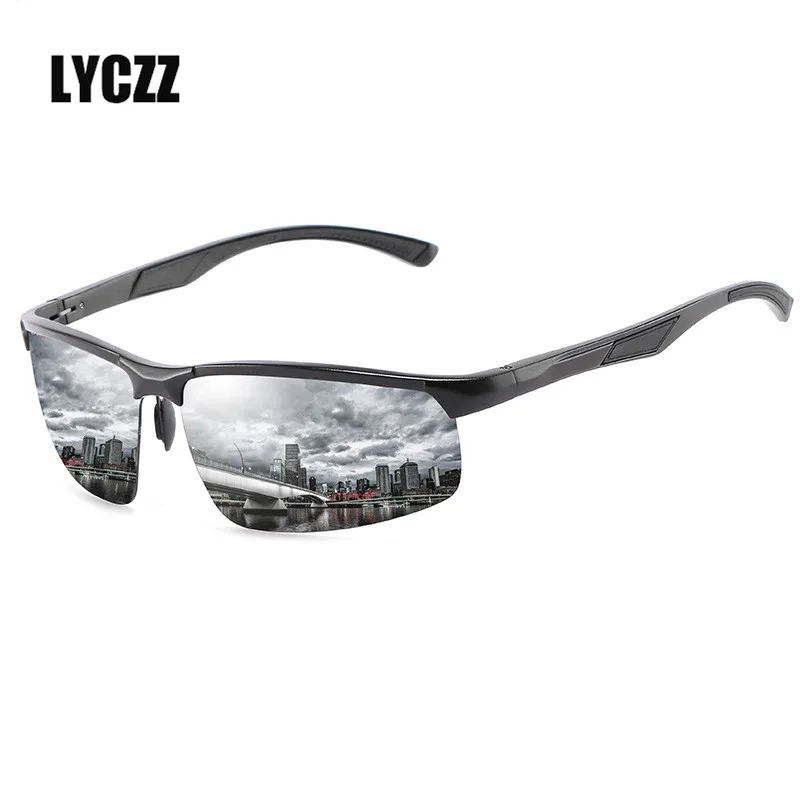 YLCZZ 2019 Новый Для мужчин поляризованных солнцезащитных очков Алюминий магния Frame