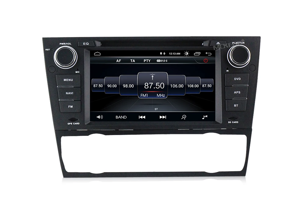 Discount MEKEDE Quad Core 1024*600 Auto Car DVD Stereo for BMW E90 E91 E92 E93 Android 8.1 Wifi GPS Bluetooth Radio Navigation Canbus 12