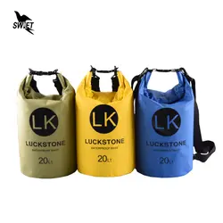 Luckstone 20L водонероницаемый рюкзак Кемпинг пеший Туризм Сухой Мешок Дрейфующих Каякинг каноэ сумки для плавания хранения дорожные наборы