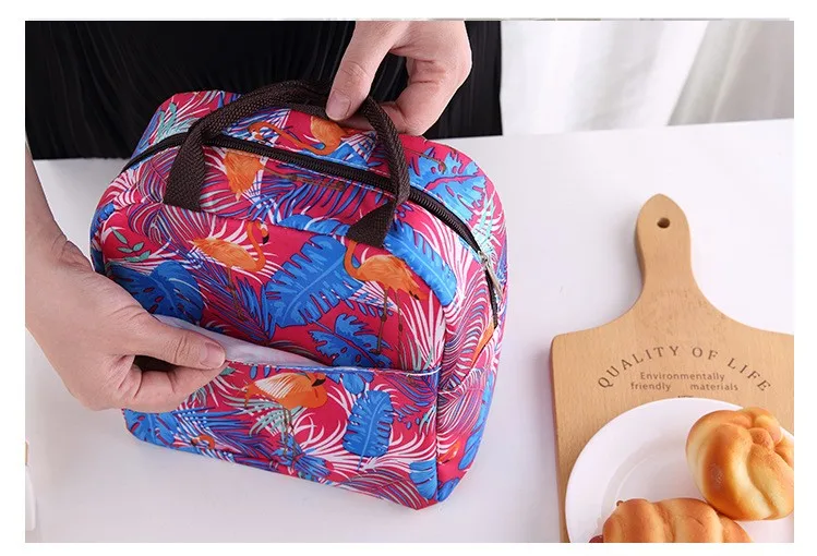 New Portable Lunch Bag Thermal Insulated Fresh Snack Cooler Lunch Box Tote Storage Bag Travel Picnic Food Pouch For Kids Women