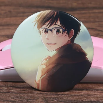

FFFPIN 5.8cm Big Japan Anime Brooch Fashion Jewelry Cartoon Coin Badge Breastpin Ornament Pins YULI on Ice Decor for Clothing