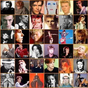 

MX03737 David Bowie - 1947-2016 English Popular Music Singer 14"x14" Poster