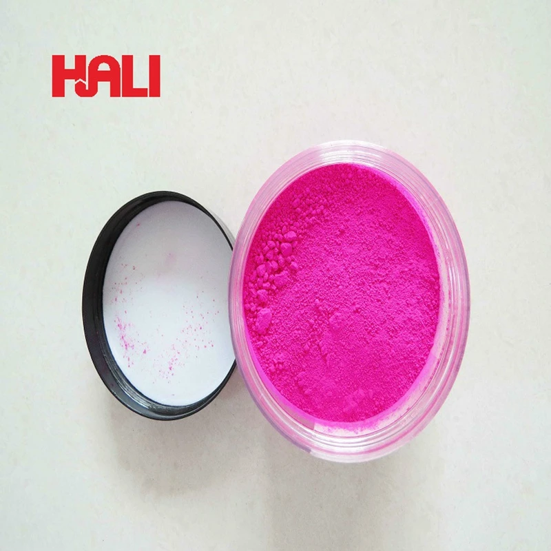 Пурпурно-красный флуоресцентный порошок, пурпурно-красный флуоресцентный пигмент, товар: HLP-8008, широко используется во многих областях