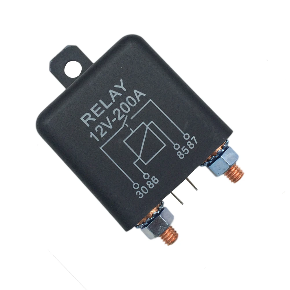 200A 4pin пусковое реле Вкл/Выкл автомобильный выключатель питания пластиковый