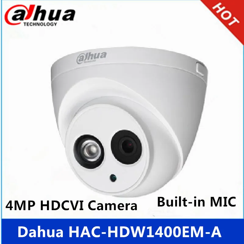 Dahua HAC HDW1400EM A 4 Мп IR 50M IP67 Встроенный микрофон алюминиевая оболочка запасная