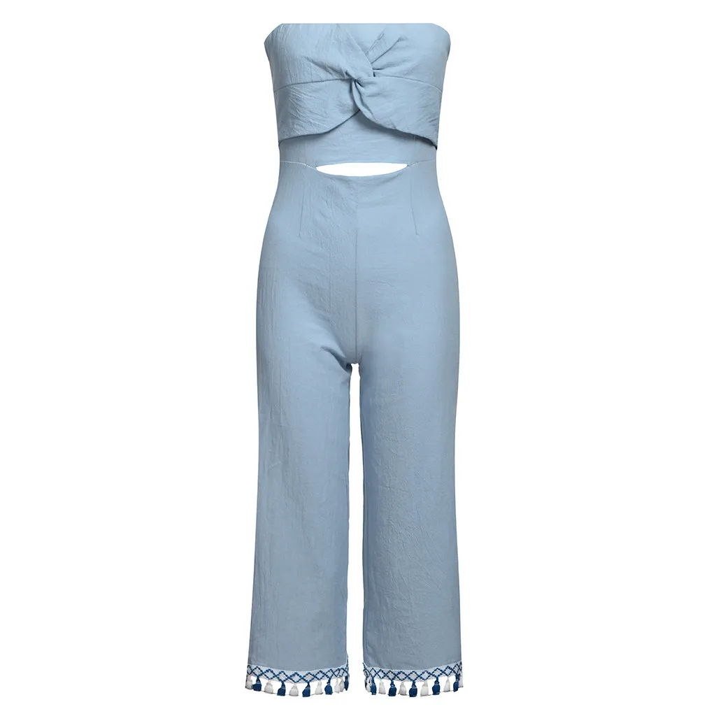 2019 Womens Summer Lady Soild Sleeveless Long Trouser Playsuits Jumpsuit Rompers 3.19 2019 Womens Summer Lady Soild Sleeveless Long Trouser Playsuits Jumpsuit Rompers 3.19