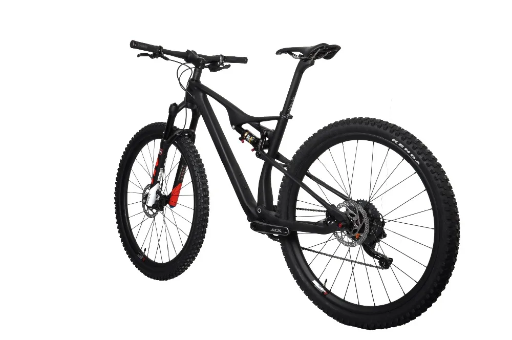 Cheap New design chinese WINICE BB92 mtb carbon frame M06 29er Thru Axle OEM Finish carbon fiber mountain bike with good hub 2
