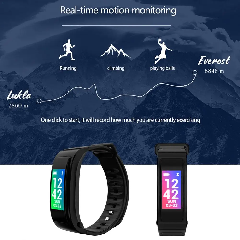 New Smart Intelligent Sports Bluetooth Bracelet Bluetooth Talk Bracelet