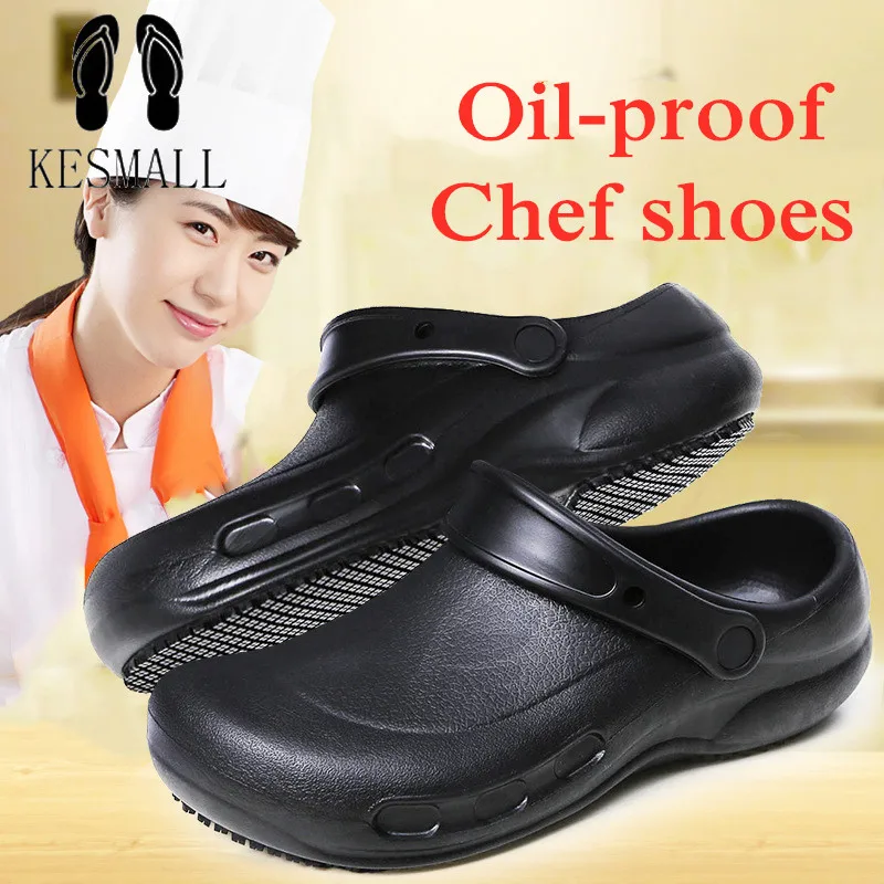 Kitchen Slippers Women Women's Cook Shoes Eva Work Slippers Flat
