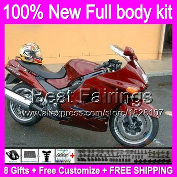 

Fairing all gloss red For KAWASAKI NINJA ZX11 B342 Glossy red ZX11R ZX 11 ZZR 1100 90 91 92 1990 1991 1992 ZZR1100 +decal