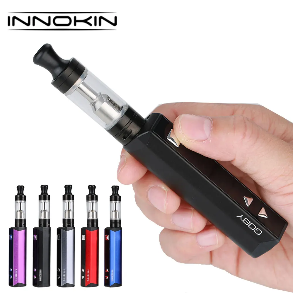 

Original Innokin JEM/Goby VW Starter Kit with 2ml Jem Tank & Built-in 1000mAh Battery Mouth-to-lung Flavor Top-fill Vs Wand Kit