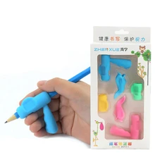 Высокое качество карандаш Топпер детский силиконовый держатель для карандашей и ручек захват для помощи в письме коррекция осанки инструмент удержания практическое устройство