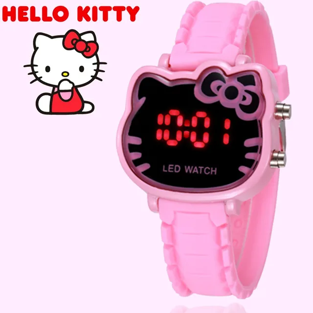 2019 Hello Kitty Cartoon Watches Kid Girls Relogios Sport Wristwatch Children Le 2019 Hello Kitty Cartoon Watches Kid Girls Relogios Sport Wristwatch Children Le