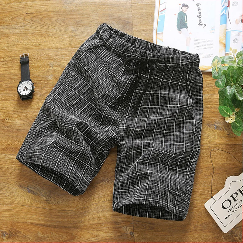 Casual Shorts Summer Men's Korean Style Chequered Shorts Men's Leisure Trousers Summer Pants Minutes Pants 5 Minutes Pants Tide Casual Shorts Summer Men's Korean Style Chequered Shorts Men's Leisure Trousers Summer Pants Minutes Pants 5 Minutes Pants Tide