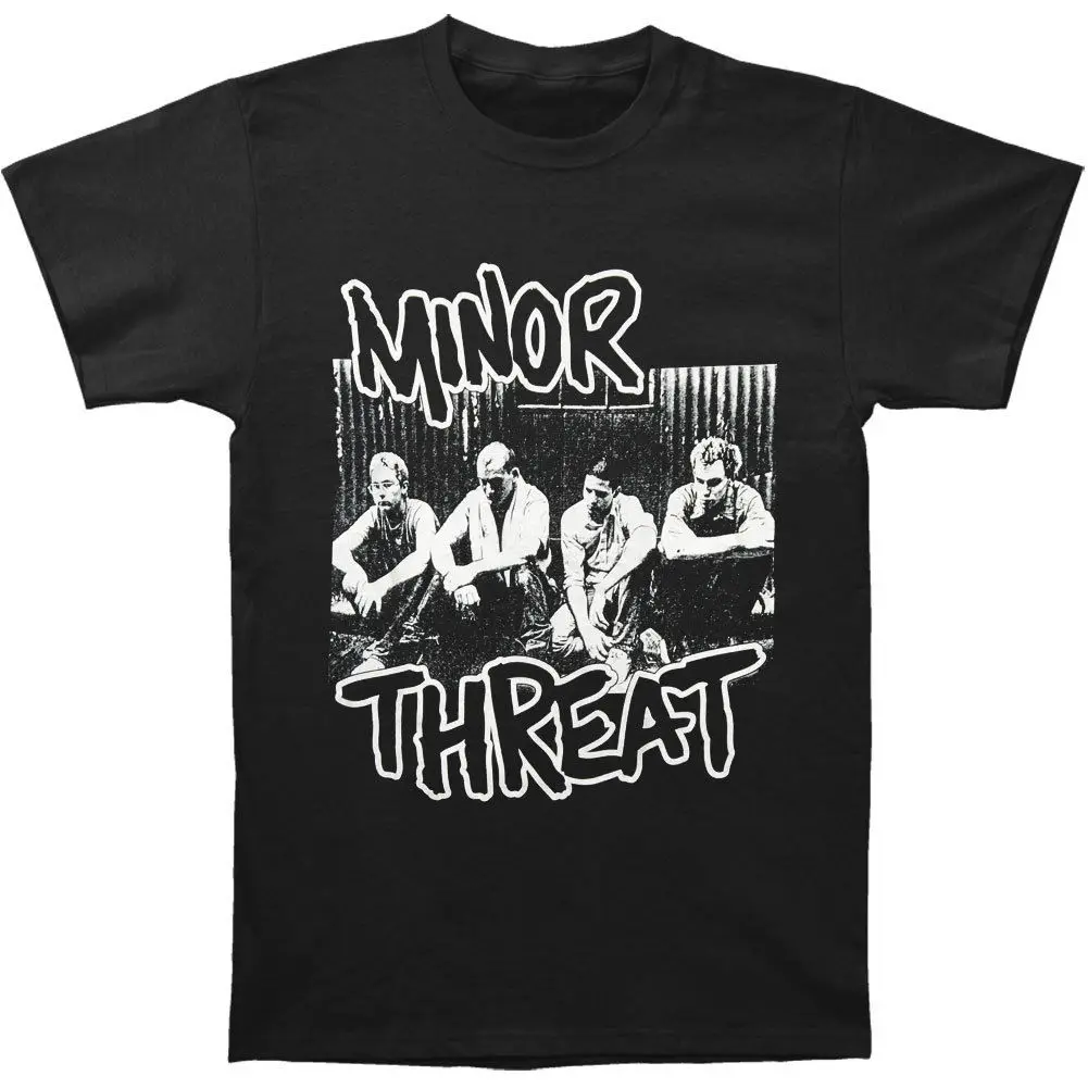 

Minor Threat Men's Xerox T-shirt Black RockabiliaNew T Shirt Spring Summer