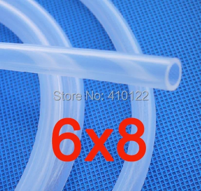

6x8mm Thin Silicone Water Pipe Silicone Tube Garden Hose Reels