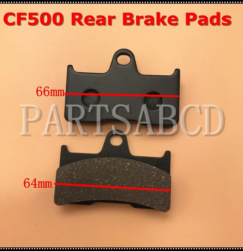 Полуметаллическая Задняя Тормозная колодка для CFMoto CF500 CF188 CF196 CF600 600CC X5 X6 X8 U5 ATV Yamaha
