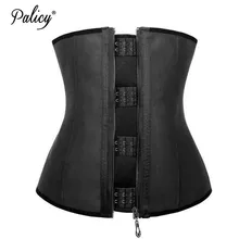 ФОТО palicy s-3xl neoprene female slim waist trainer body shaper modeling belt plus size sauna suit fajas girdle cincher corset