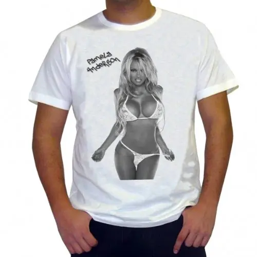 

Brand Clothes Summer 2019 Pamela Anderson : Men's T-shirt Celebrity Star One In The City