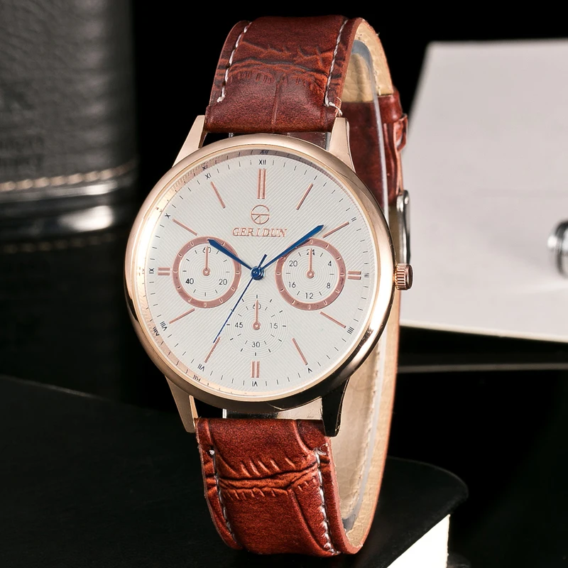 Relojes 2018 Watch Men Fashion Business 2-eye Quartz Clock Mens Watch Luxury Brand Sport Waterproof Wristwatch Relogio Masculino
