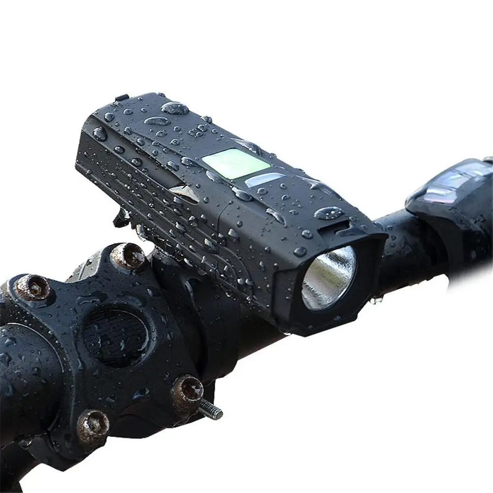 MTB Light на переднюю раму, дальнего света Зарядка через usb Предупреждение легкий велосипедный светодиодный фонарик Факел фар Водонепроницаемый аксессуары