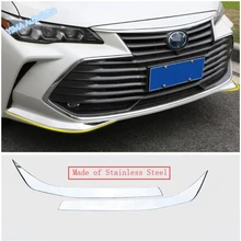 

Auto Styling Front Fog Lights Lamp Eyebrow Eyelid / Under Protector Corner Bumper Cover Trim For Toyota Avalon 2019 2020 2021