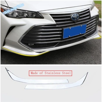 

Lapetus Auto Styling Front Fog Lights Lamp Eyebrow Eyelid / Under Protector Corner Bumper Cover Trim For Toyota Avalon 2019 2020